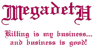 Evolución del logo de Megadeth