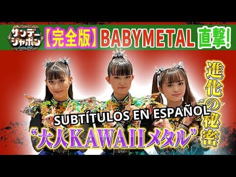 BABYMETAL on Sunday Japan