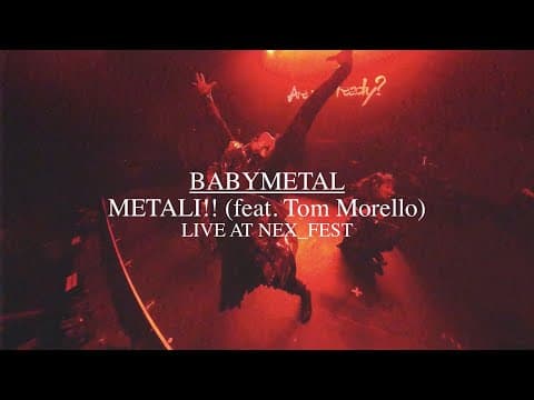 メタり！！ (feat. Tom Morello) (OFFICIAL Live Music Video)