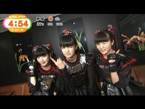 BABYMETAL on MezamashiTV