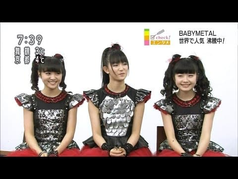 BABYMETAL on Ohayo Nippon