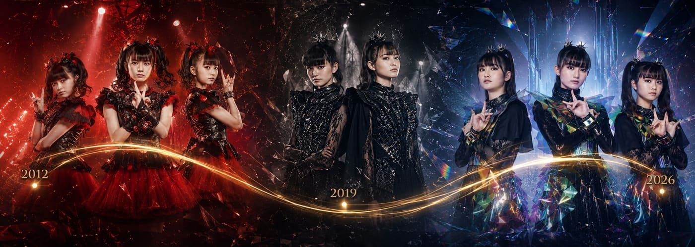The history of BABYMETAL since their formation in 2010
